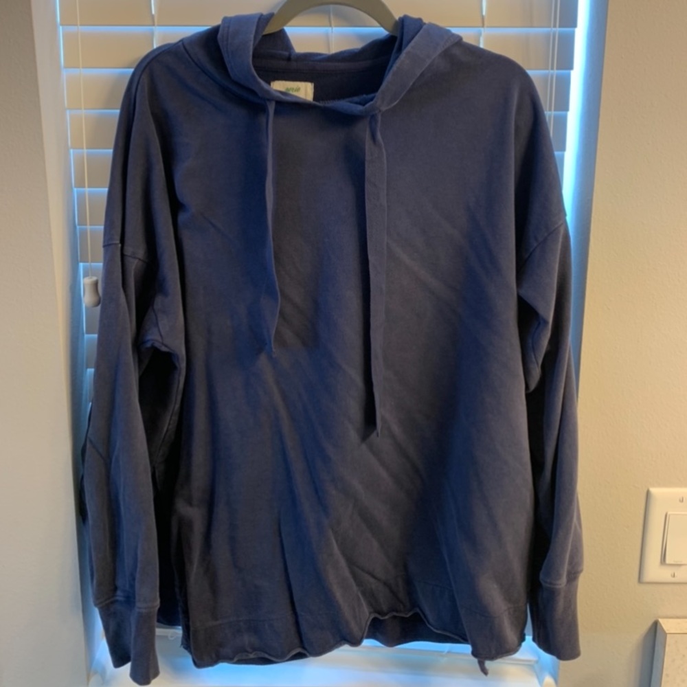 Aerie Navy Hoodie Large